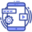 Mobile app design icon